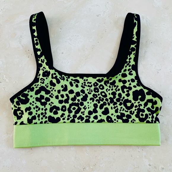 ULTRACOR sports bra cheetah leopard neon - Picture 2 of 6